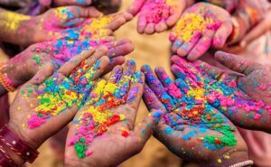Holi festival in nepal