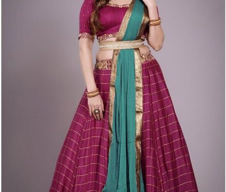 ಲೆಹೆಂಗಾದಲ್ಲಿ ಮಿಂಚಿದ ನಟಿ ಕಾರುಣ್ಯಾ ರಾಮ್