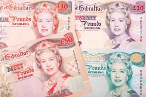Gibraltar money older serie business background 52793 3620