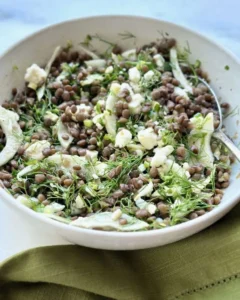 Lentil salad with fennel 819x1024