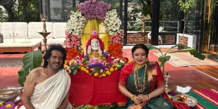 ಸೋಶಿಯಲ್ ಮೀಡಿಯಾದಲ್ಲಿ ಪೂಜೆಯ ಫೋಟೊ ಹಂಚಿಕೊಂಡ ಪ್ರಿಯಾಂಕ