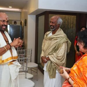 சூப்பர் ஸ்டார் ரஜினிகாந்தை சந்தித்தார் தாமோதர் தீக்ஷிதர். thalaivar superstar rajinikanth was m (1)