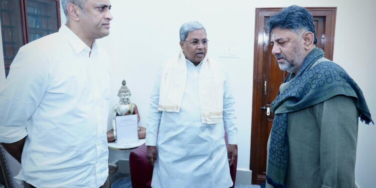 ಸಿಎಂ ಸಿದ್ದರಾಮಯ್ಯ ಬಳಿ ಡಿಸಿಎಂ ಡಿಕೆಶಿ ಮನವಿ