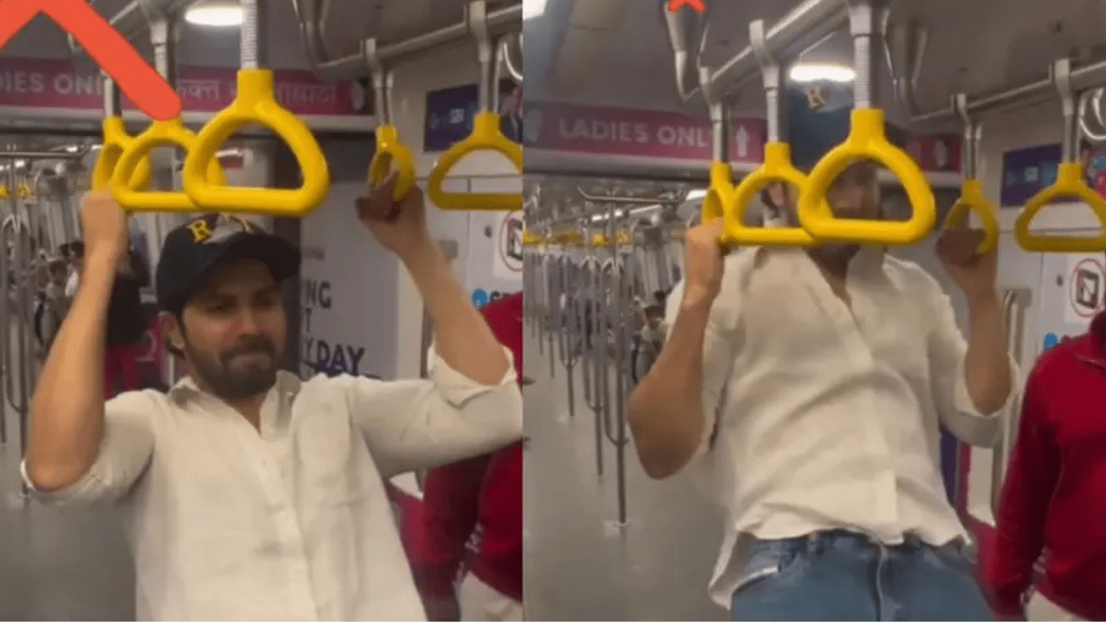 ಮೆಟ್ರೋದಲ್ಲಿ ವರುಣ್ ಧವನ್ ಸ್ಟಂಟ್: ನಟನಿಗೆ 500 ರೂ. ದಂಡ..ವಿಡಿಯೋ ವೈರಲ್