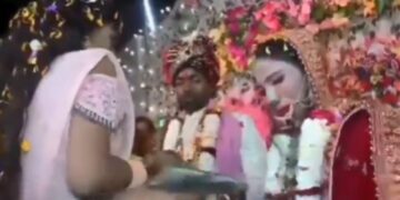 ಮದುವೆ ಮಂಟಪದಲ್ಲೇ ವಧುವಿಗೆ ಗುಂಡೇಟು..! ಪರಾರಿಯಾದ ಯುವಕ..!