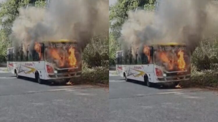 ಶಿವಮೊಗ್ಗದಲ್ಲಿ ಭಯಾನಕ ಬೆಂಕಿ ಅಪಘಾತ