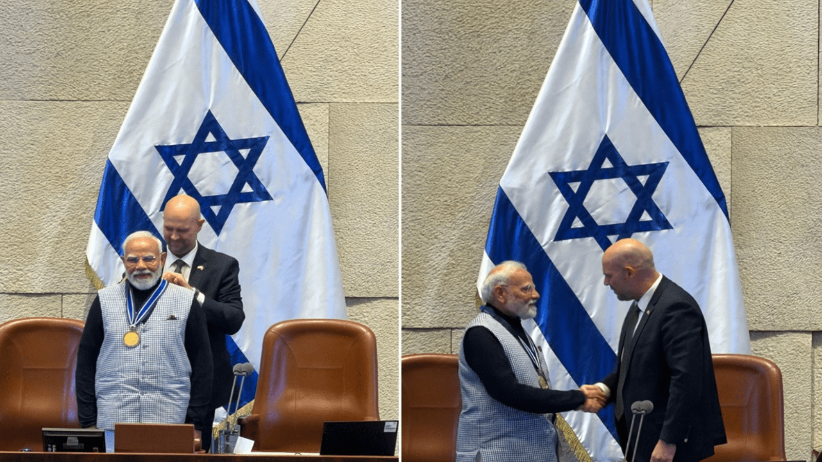 ಇಸ್ರೇಲ್ ಸಂಸತ್ತಿನ ಅತ್ಯುನ್ನತ ಗೌರವ ಪಡೆದ ಅಪರೂಪದ ನಾಯಕ ಪ್ರಧಾನಿ ಮೋದಿ