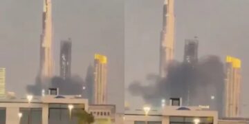 ವಿಶ್ವದ ಅತಿ ಎತ್ತರದ ಕಟ್ಟಡ ಬುರ್ಜ್​ ಖಲೀಫಾಗೆ ಹಾನಿ