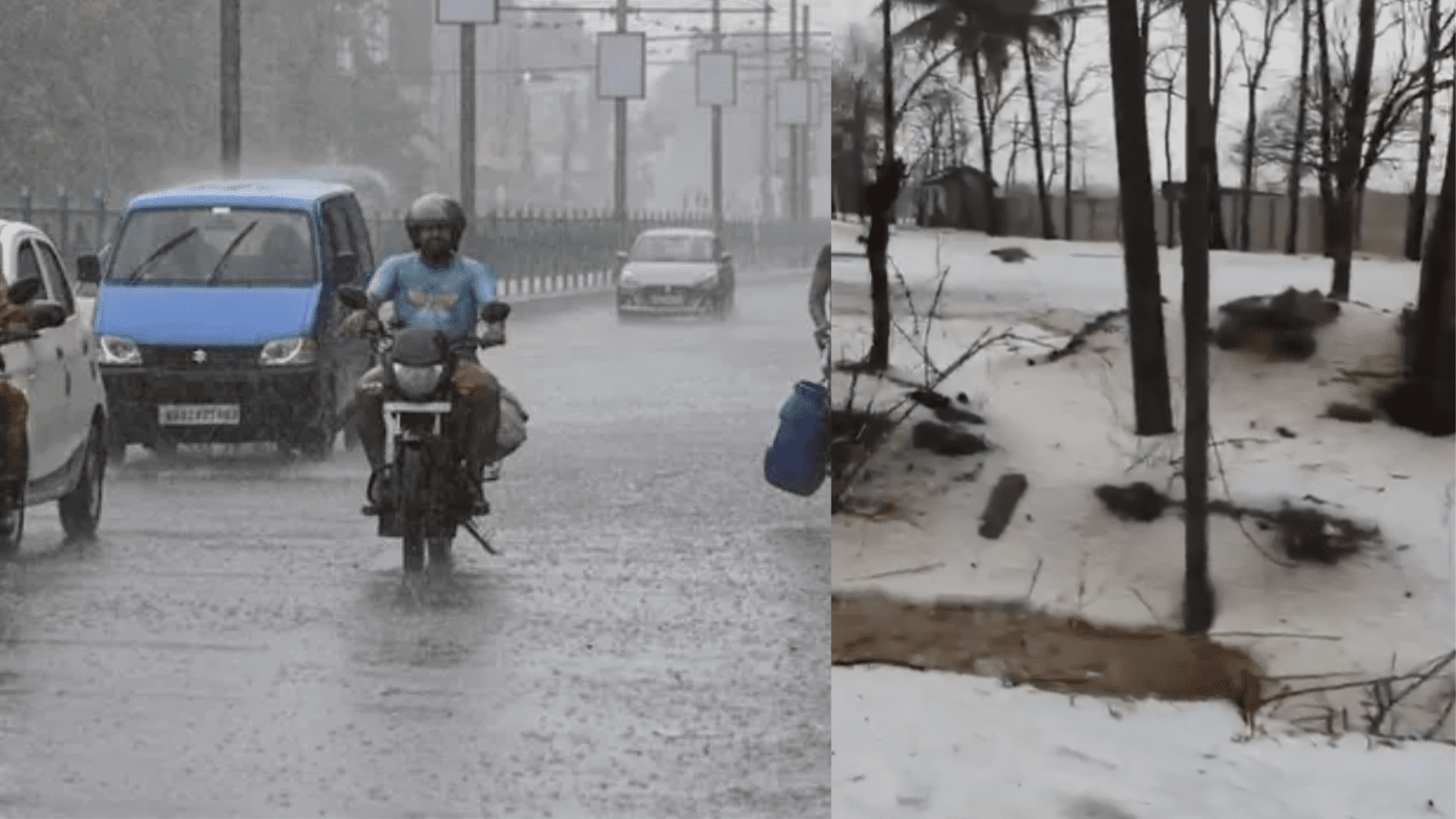 ಸುಡು ಬಿಸಿಲಿಗೆ ತಂಪೆರೆದ ವರುಣ: ರಾಜ್ಯದ ಹಲವೆಡೆ ಆಲಿಕಲ್ಲು ಮಳೆ