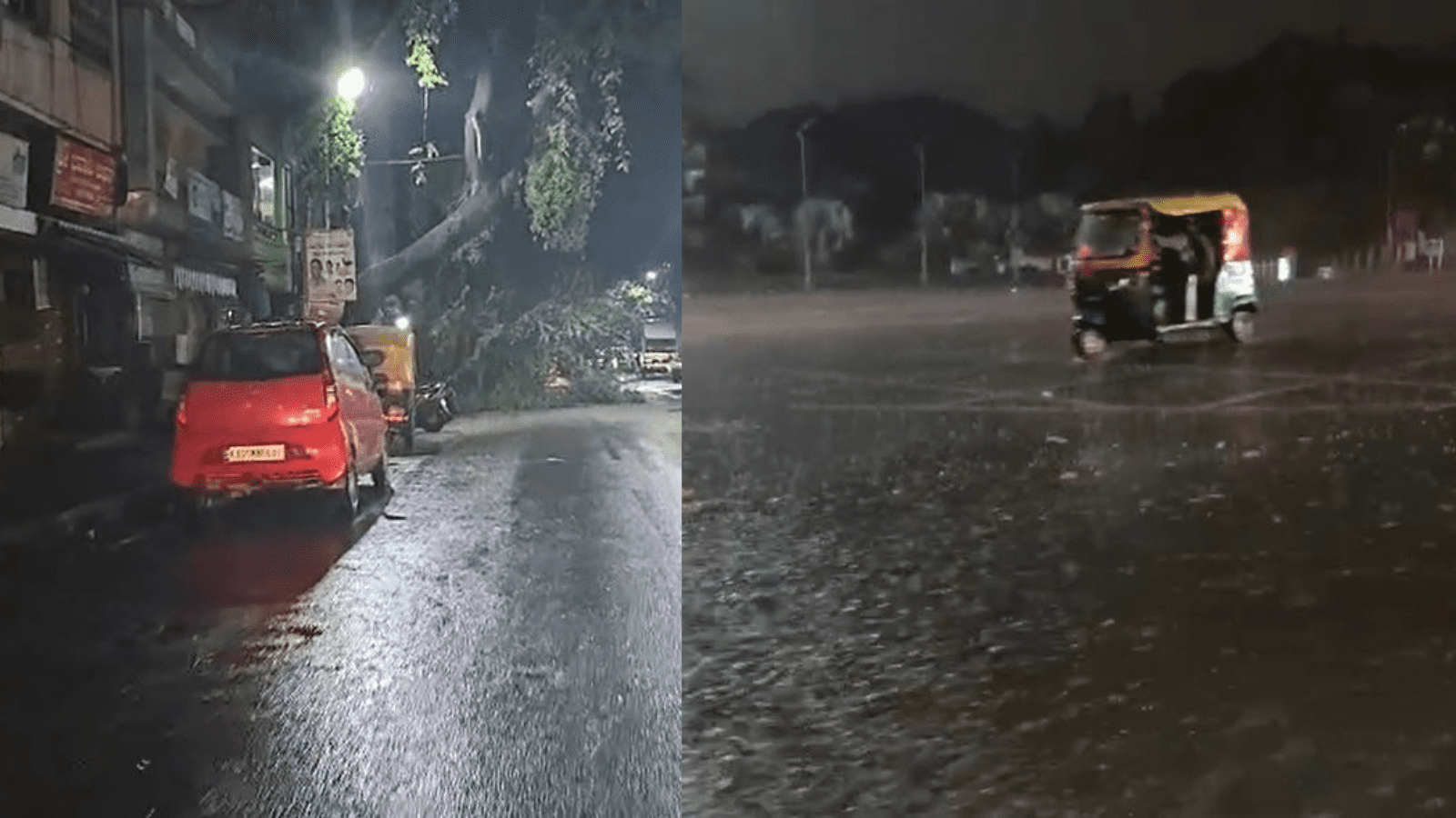 ಬೆಂಗಳೂರಿನ ಹಲವೆಡೆ ಭಾರೀ ಮಳೆ: ರಸ್ತೆಗಳು ಜಲಾವೃತ, ಧರೆಗುರುಳಿದ ಮರ