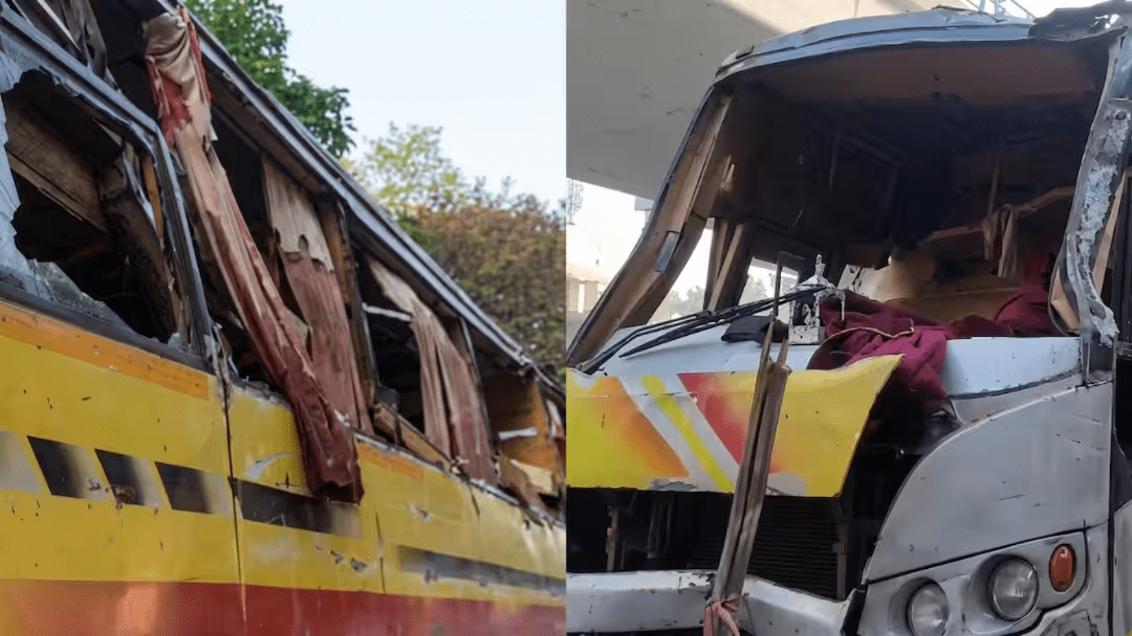 ನಡುರಾತ್ರಿ ಭೀಕರ ದುರಂತ: ಡಬಲ್ ಡೆಕ್ಕರ್ ಬಸ್ ಪಲ್ಟಿಯಾಗಿ ಇಬ್ಬರು ಸಾ*ವು, 23 ಜನರಿಗೆ ಗಾಯ..!