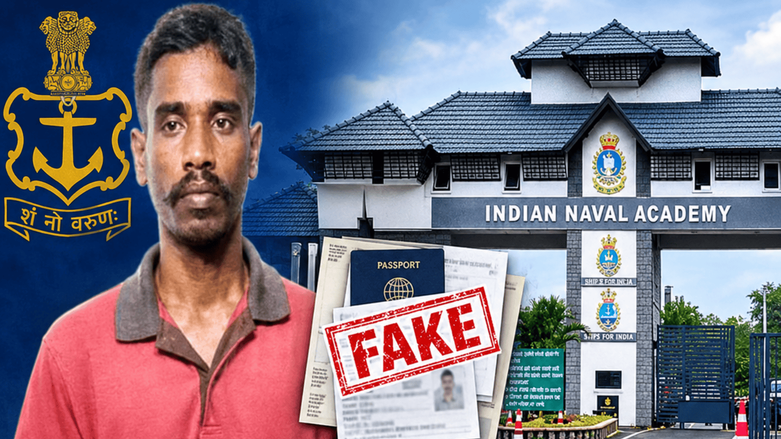ನಕಲಿ ದಾಖಲೆ ನೀಡಿ ಭಾರತೀಯ ನೌಕಾ ಅಕಾಡೆಮಿಯಲ್ಲಿ ಕೆಲಸ ಮಾಡ್ತಿದ್ದ ಬಾಂಗ್ಲಾ ಪ್ರಜೆ ಬಂಧನ