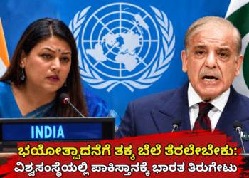 ವಿಶ್ವಸಂಸ್ಥೆಯಲ್ಲಿ ಪಾಕಿಸ್ತಾನಕ್ಕೆ ಭಾರತ ತಿರುಗೇಟು